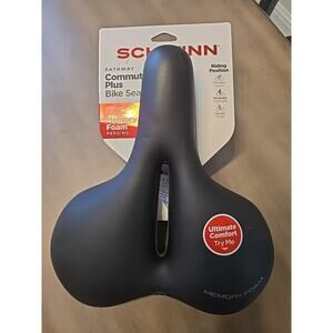 New!! Schwinn Pathway Commuter Plus Memory Foam Bike Seat.